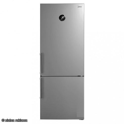 MIDEA HD-572RWEN INOX, Комбиниран фрижидер со долна комора