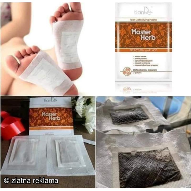 Master herb flasteri za detoksikacija