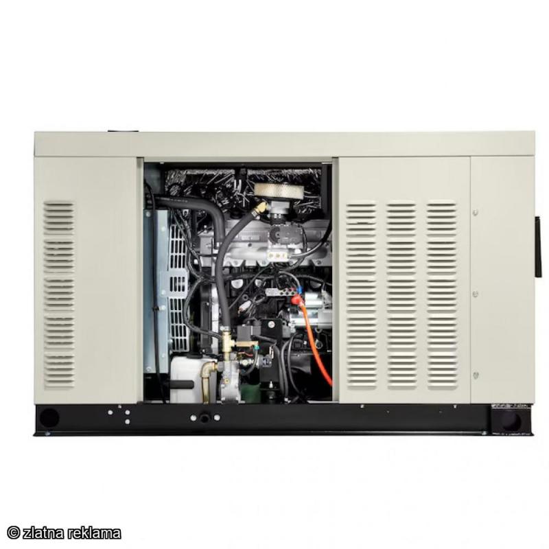 Generac Protector Qs 27kW Home Standby Generator – Dual Fuel (LP/NG) 2.4L Liquid-Cooled Power