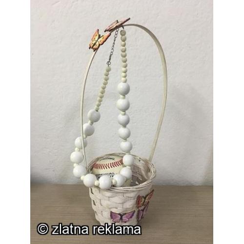 Бело герданче со топчиња