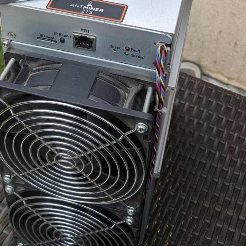 Antminer z15 pro 840KSol ZEC zcash ZEN Asic miner