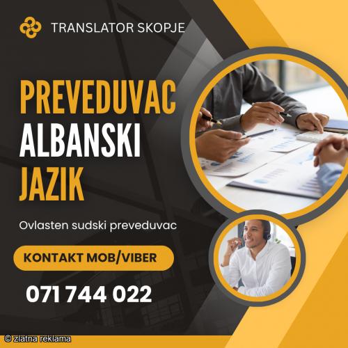 071 744 022 Prevod od albanski jazik na makedonski jazik