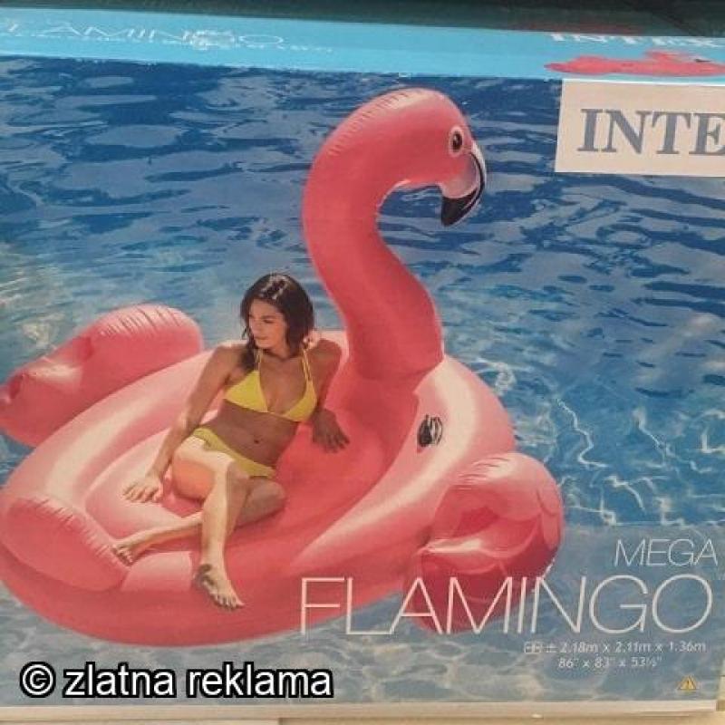 Фламинго душек на надувување