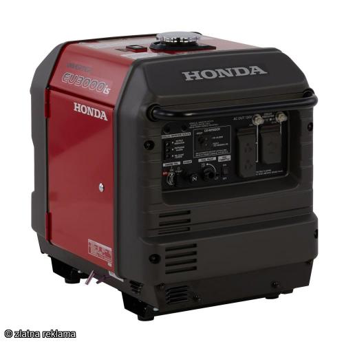 Honda Eu 3000-Watt Portable Inverter Generator – Gasoline Single Fuel with Electric Start