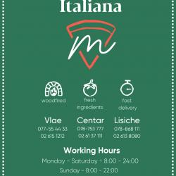 Pizza #1 vo Skopje - Mama Italiana Pizza
