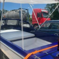 Chamec so nov motor i prikolka