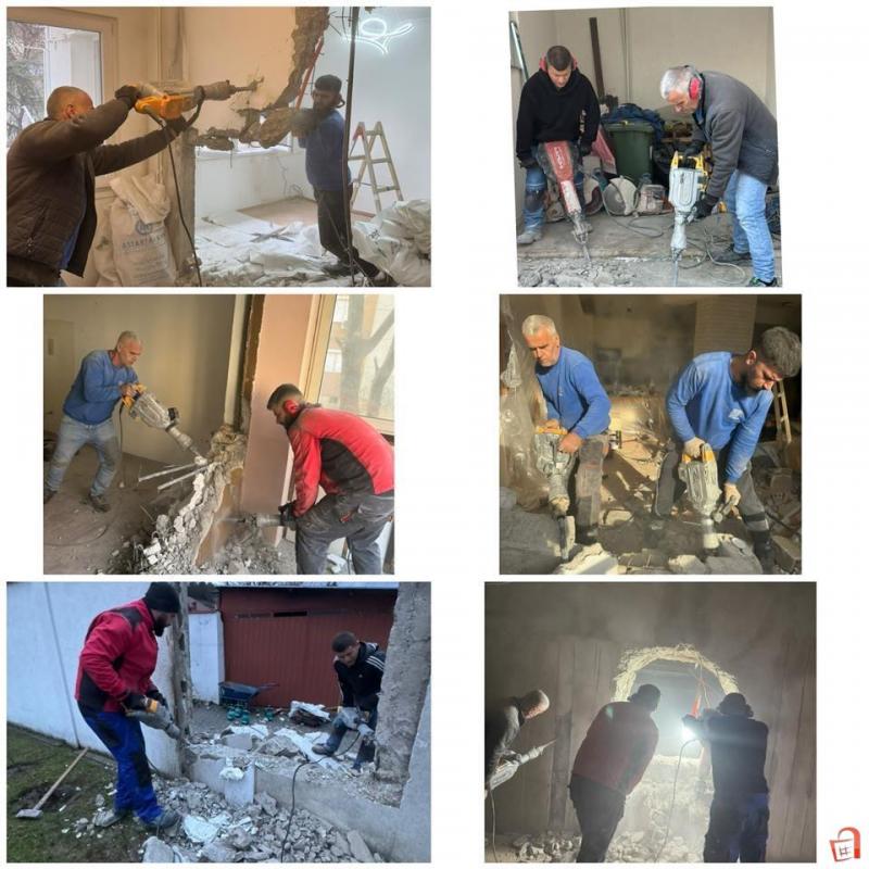 Krsenje na Beton, deinstalacija na Krov