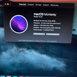 MacBook Air 13” - i 7 / 8 Gb/ 250 Hd