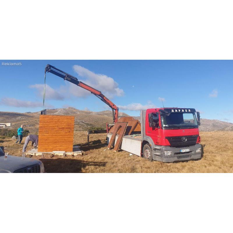Utovar istovar transport prevoz so digalka kran kiper