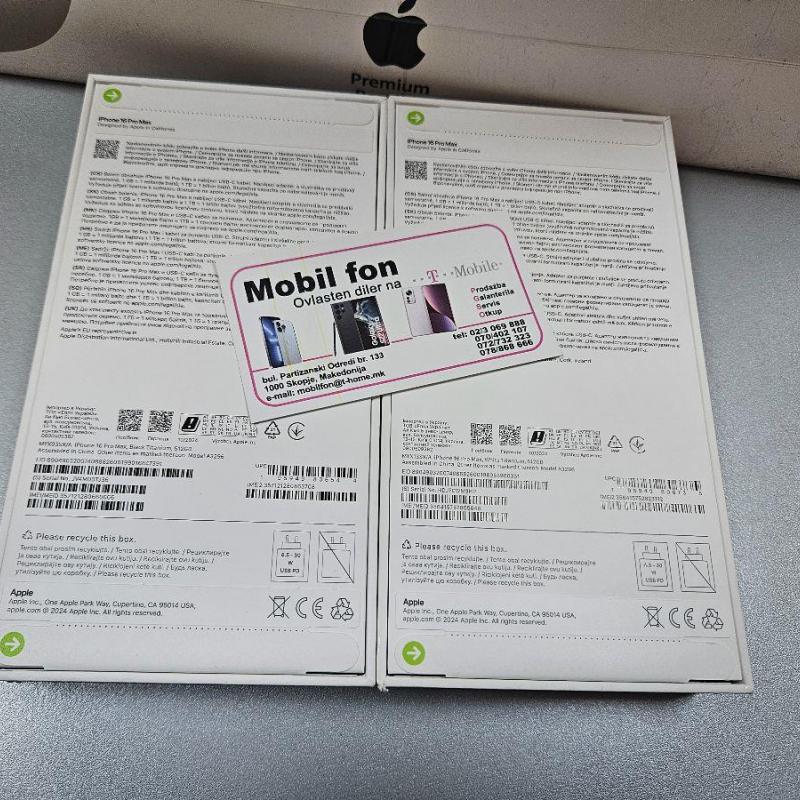 IPHONE 16 Pro Max 512gb AJSTAIL-A1.MK NOVI NEAKTIVIRANI