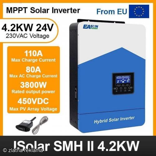 Solaren hibriden invertor inverter 2KW, 3KW, 4KW, 6KW, 11KW