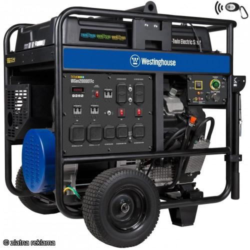 Westinghouse WGen20000TFc Tri-Fuel Portable Generator with CO Sensor